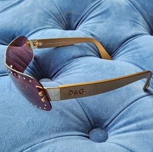 Dolce and Gabbana diamond studs sunglasses
